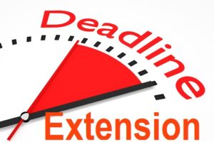 Image result for deadline extension